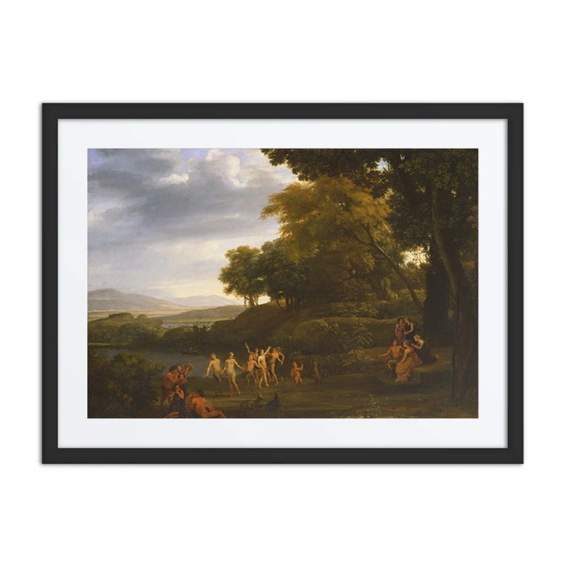 Landscape with Dancing Satyrs and Nymphs