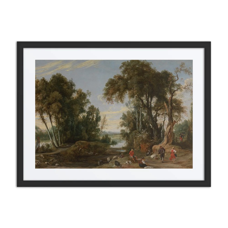 Landscape with Dancing Shepherds