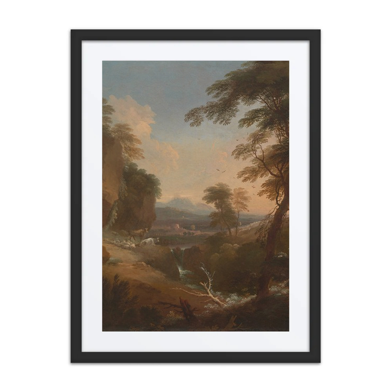 Landscape with Distant Mountains