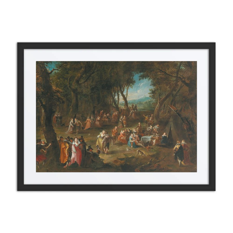Landscape with Elegant Figures
