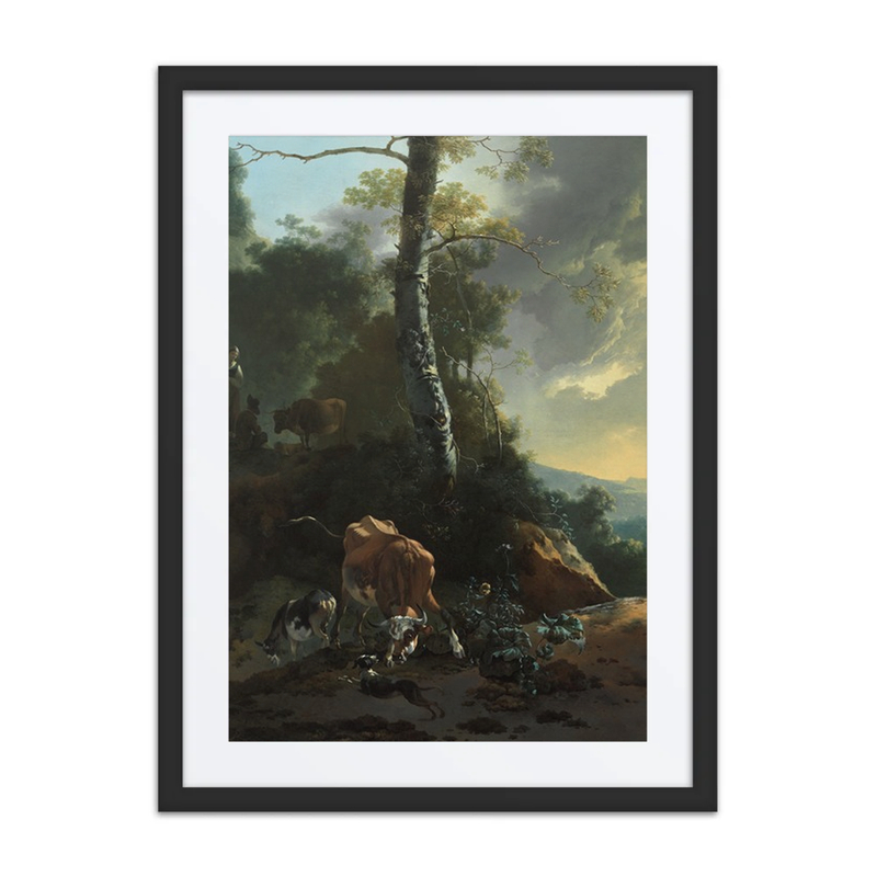 Landscape with Enraged Ox