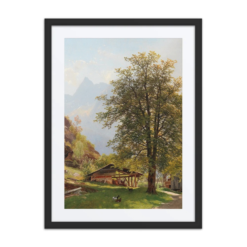 Landscape with Farm Buildings