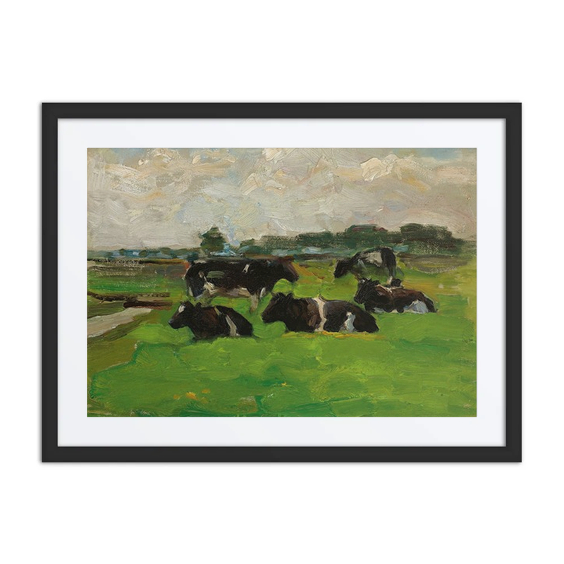 Landscape with Five Cows