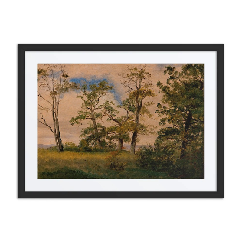 Landscape with Free-Standing Trees