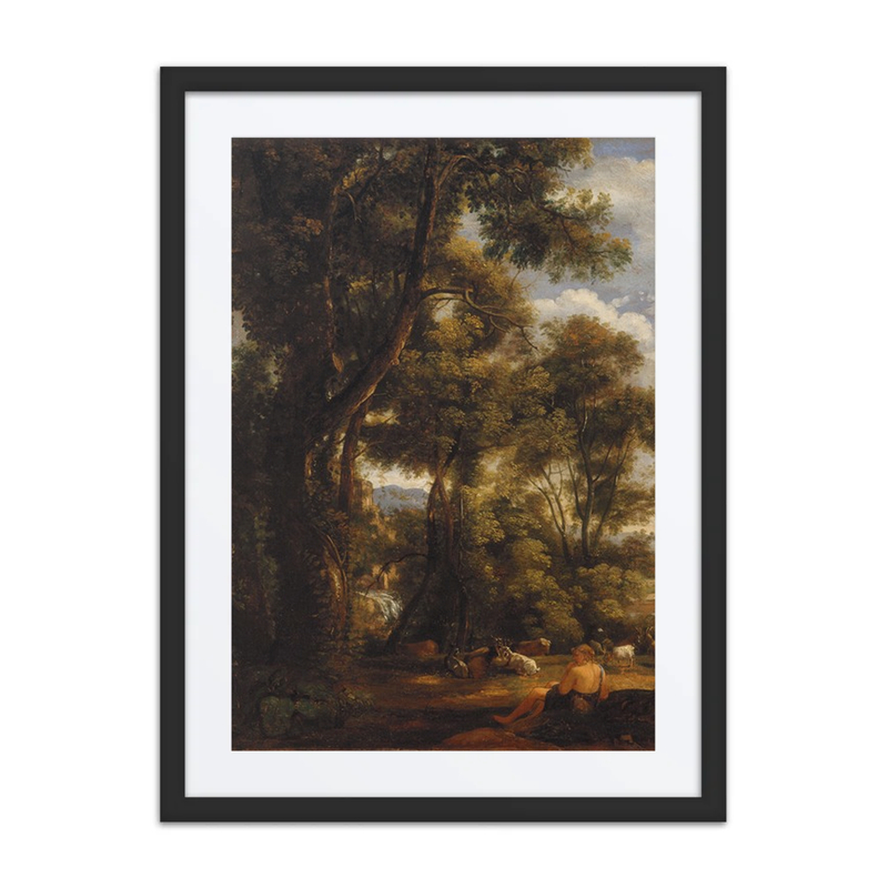 Landscape with Goatherd and Goats