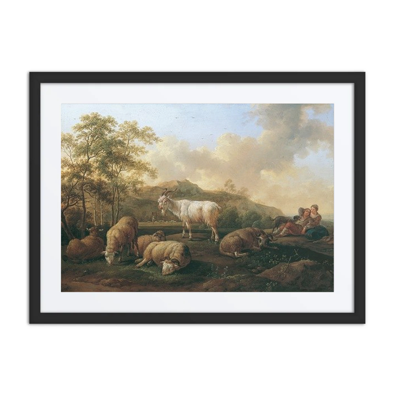 Landscape with Grazing Cattle