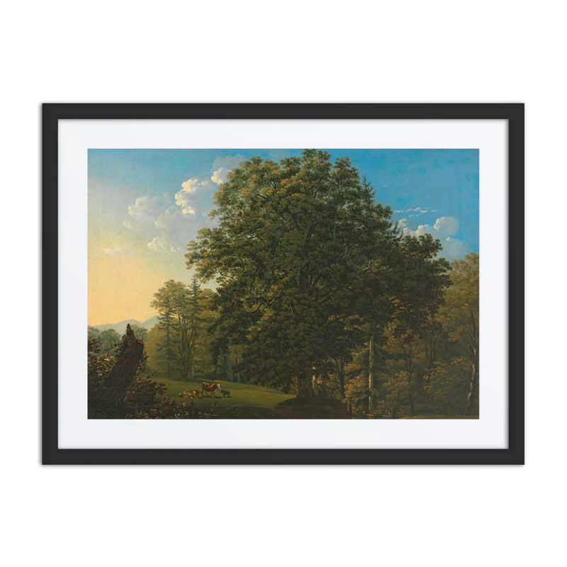 Landscape with Grazing Cows