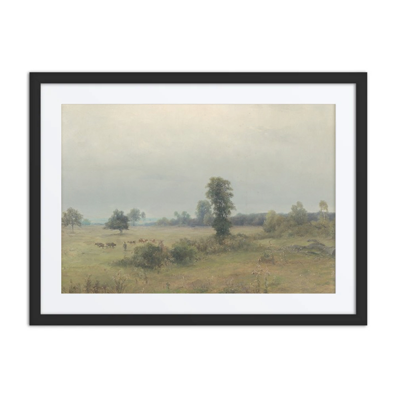Landscape with Grazing Cows