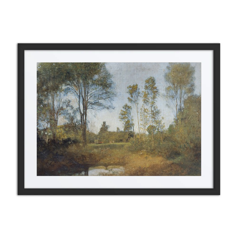 Landscape with Hay Wagon