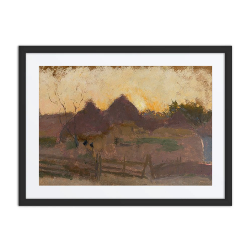 Landscape with Haystacks