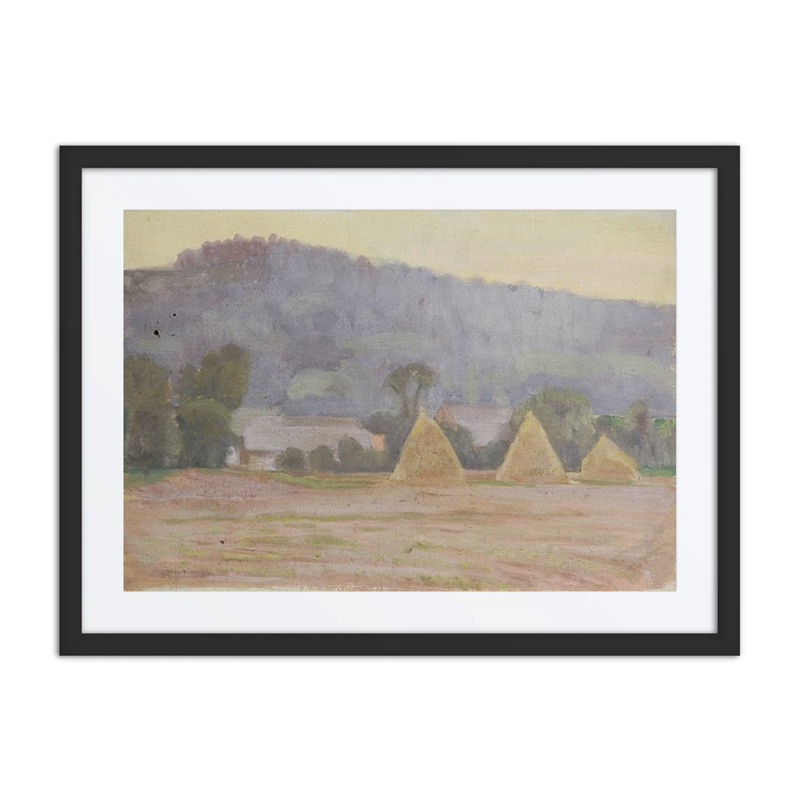 Landscape with Haystacks