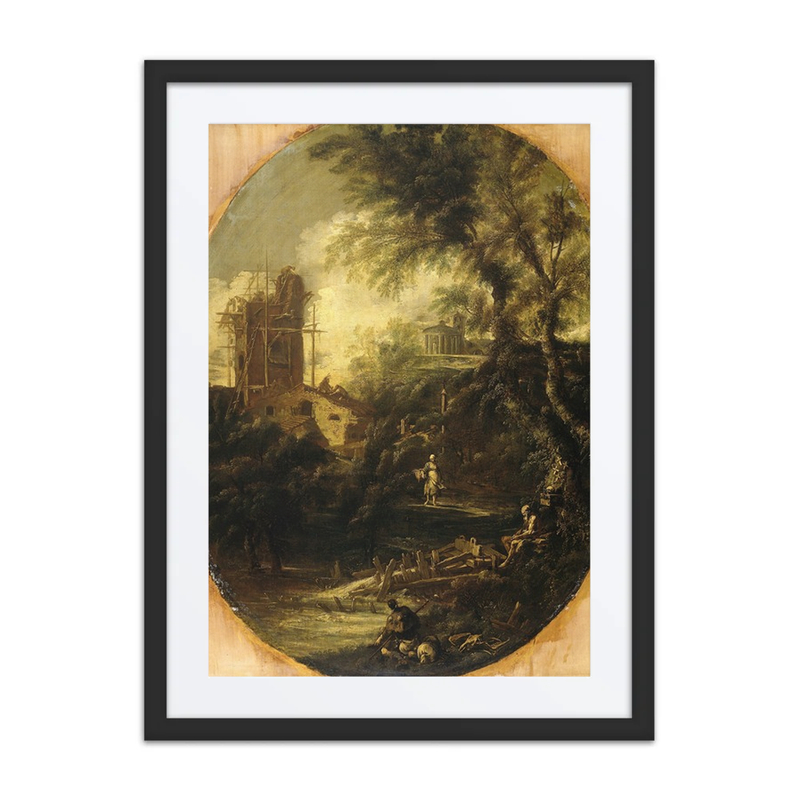 Landscape with Hermit, Pilgrim and Peasant Woman