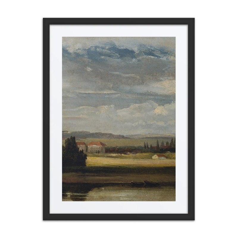 Landscape with High Cloud Sky