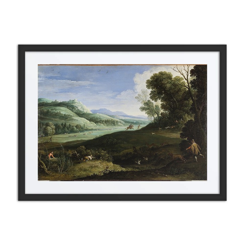 Landscape with Hunters