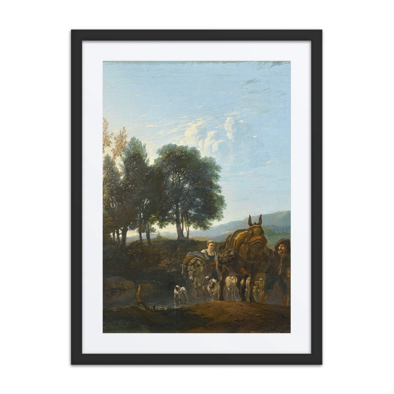 Landscape with Mule Driver