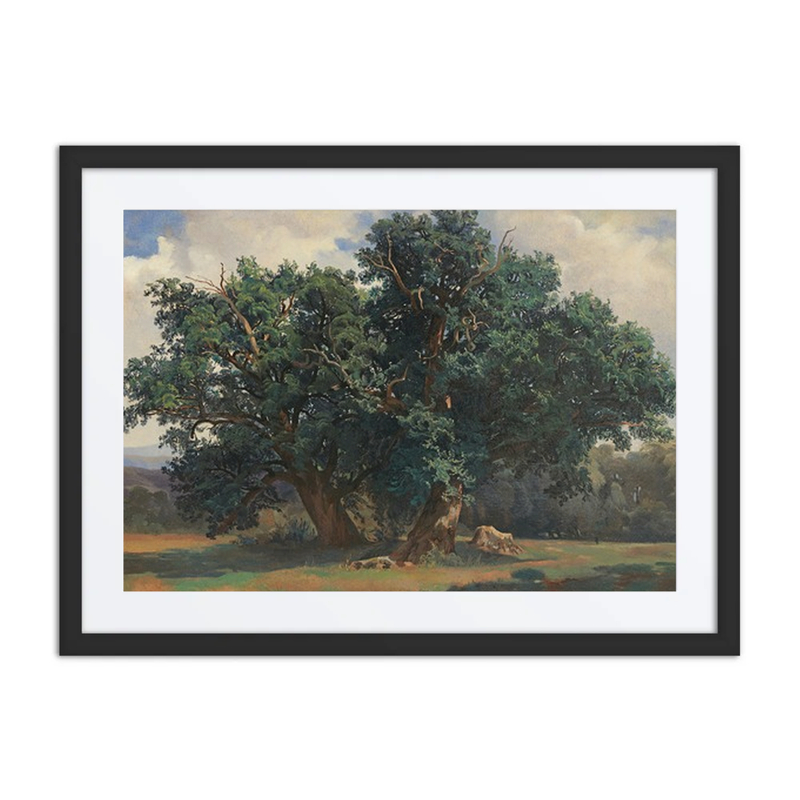 Landscape with Oak Trees