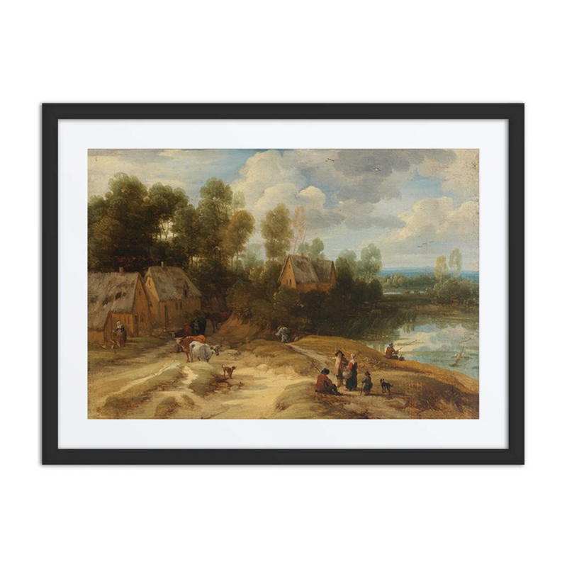 Landscape with Peasants and Cattle