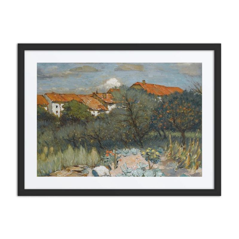 Landscape with Red Roofs
