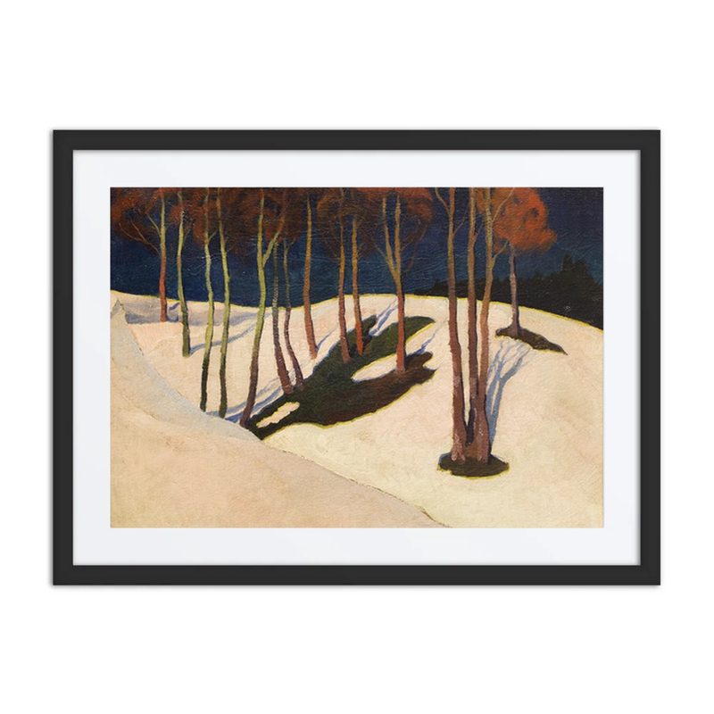 Landscape with Red Trees