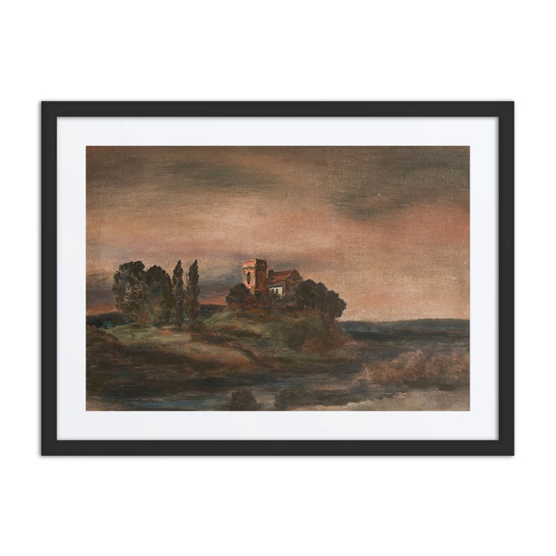 Landscape with Ruins on a Hill
