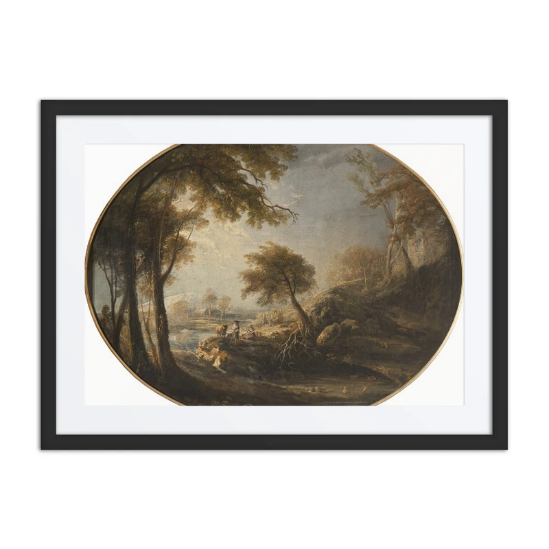 Landscape with Rustics and Cattle