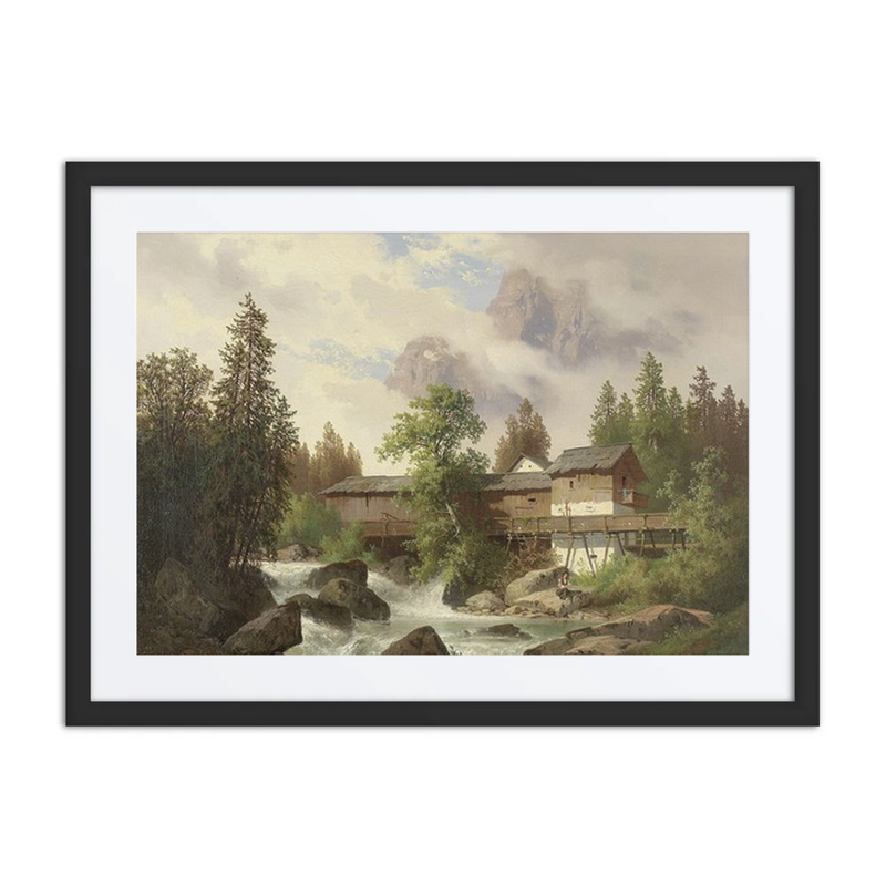 Landscape with Sawmill