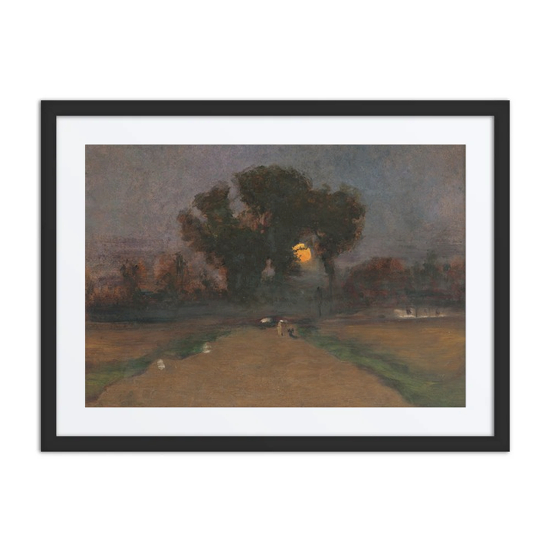 Landscape with Setting Sun