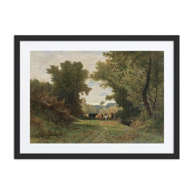 Landscape with Shepherd and Cattle