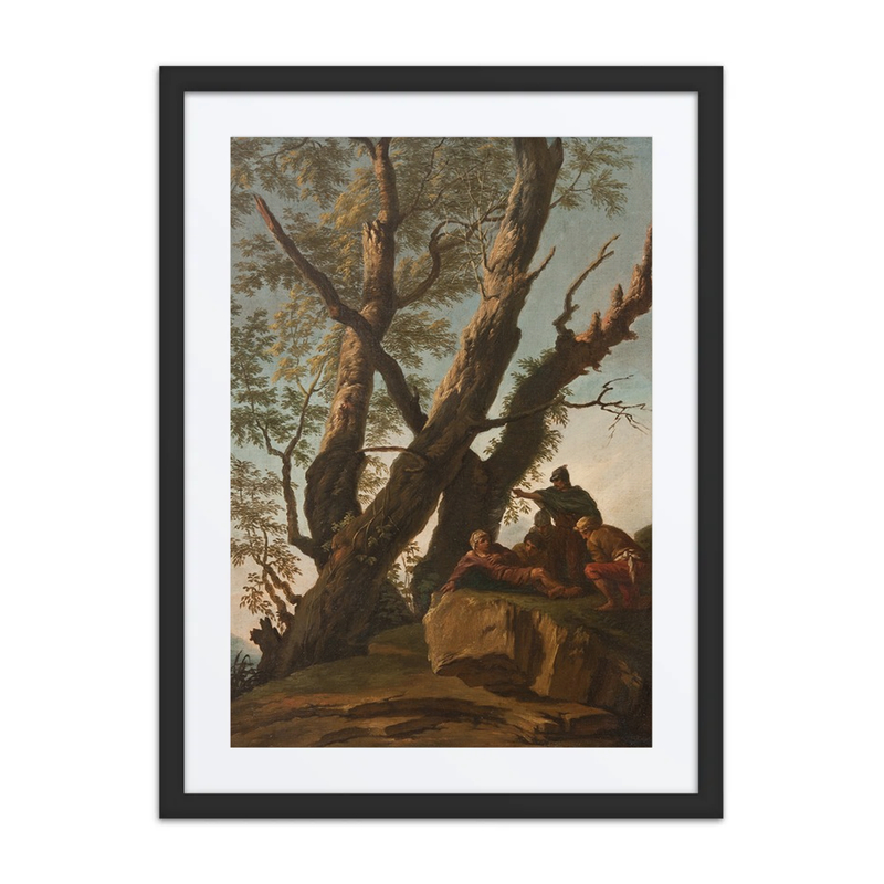 Landscape with Soldiers and Peasants