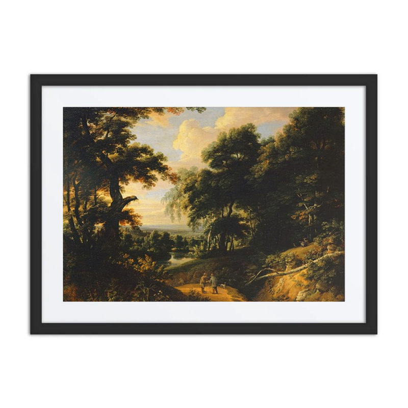 Landscape with Staffage Figures