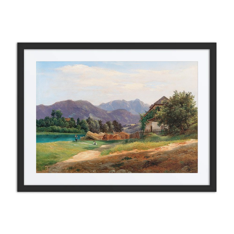 Landscape with Stored Timber
