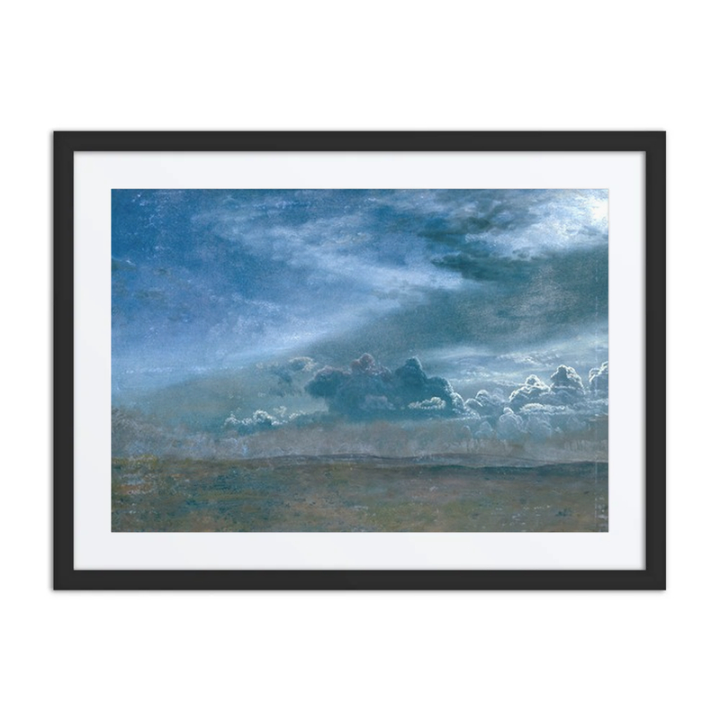 Landscape with Stormy Clouds