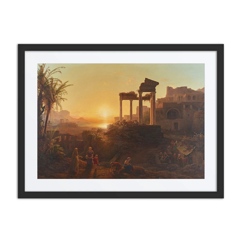 Landscape with Sunset