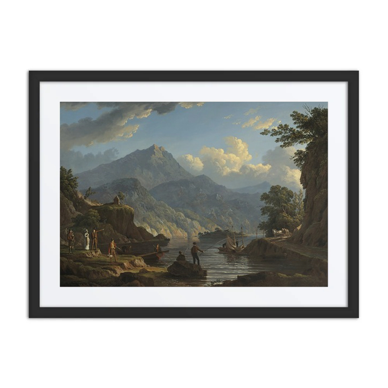 Landscape with Tourists at Loch Katrine