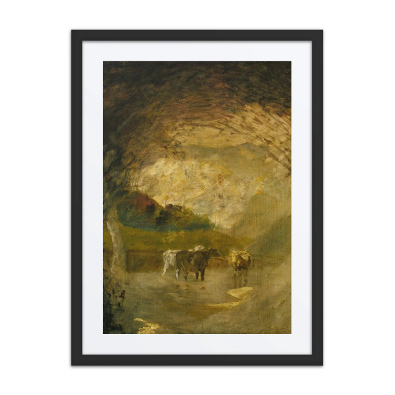 Landscape with Trees and Cattle