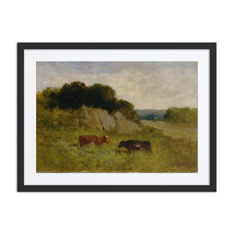 Landscape with Two Cows