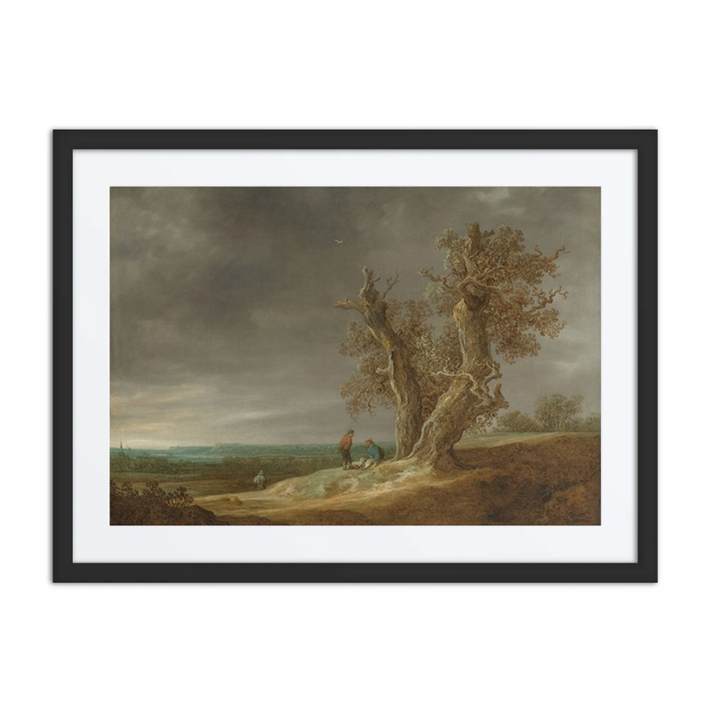 Landscape with Two Oaks