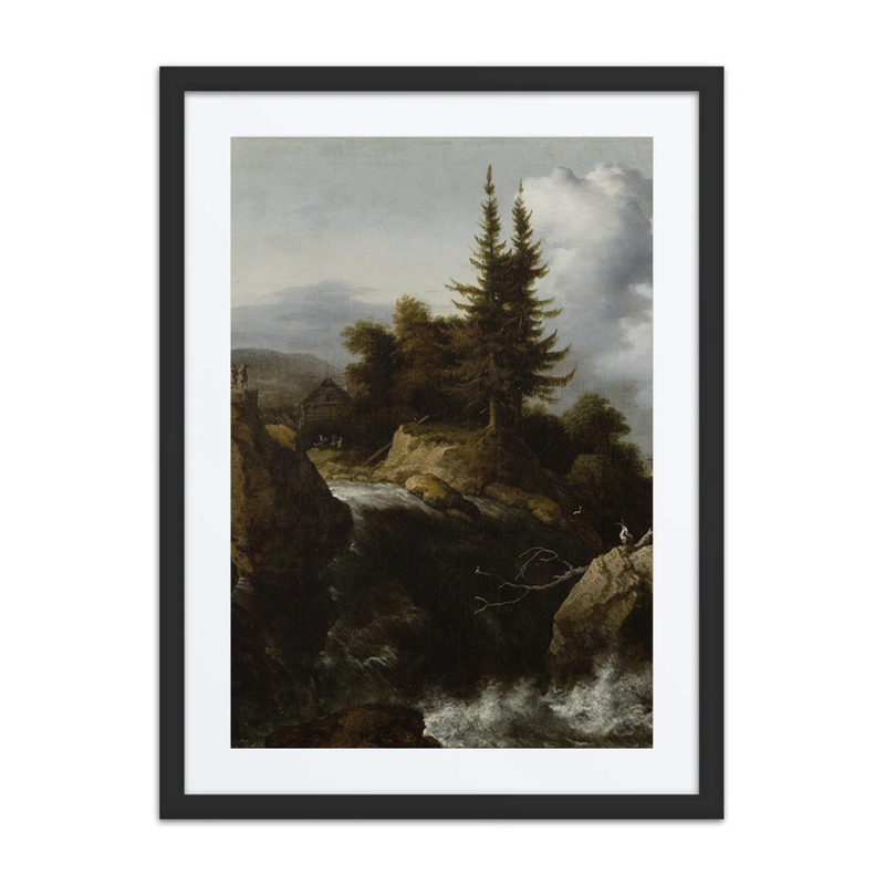 Landscape with Waterfall