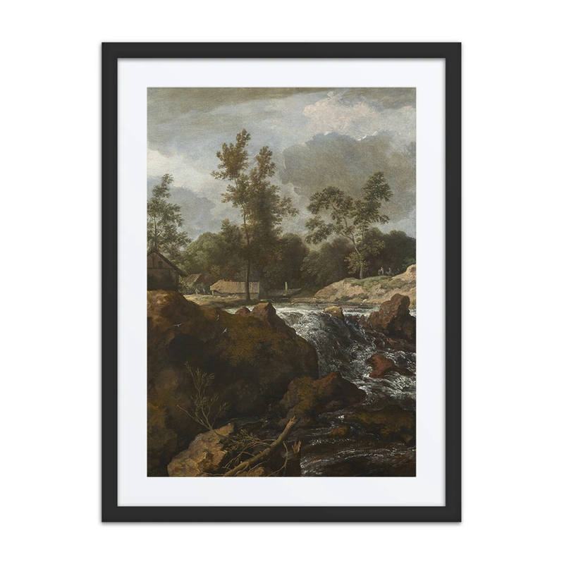 Landscape with Waterfall
