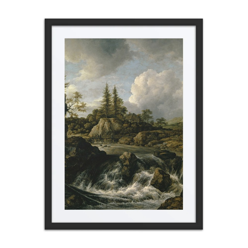 Landscape with Waterfall