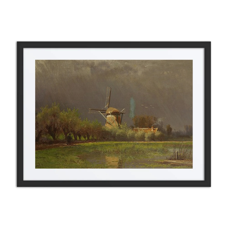 Landscape with Windmill