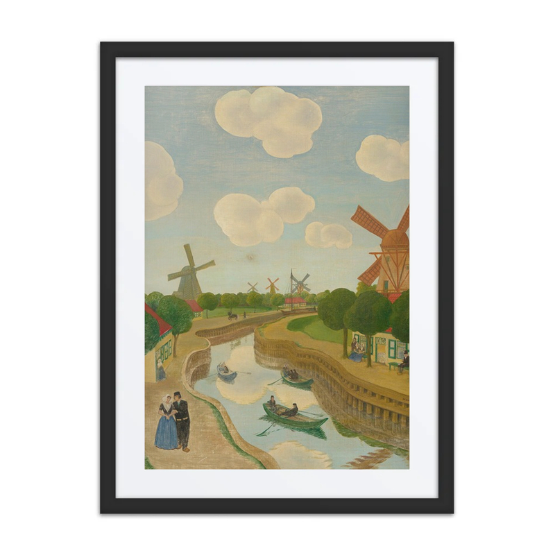 Landscape with Windmills