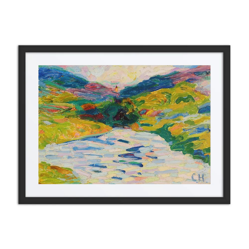 Landschaft Mit Flusslauf