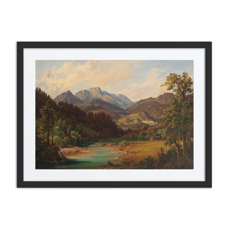 Landschaft Mit Kloster