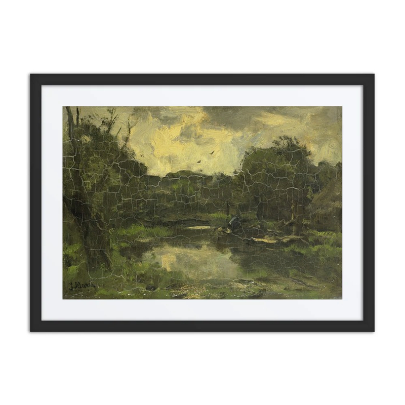 Landschap Met Schuit