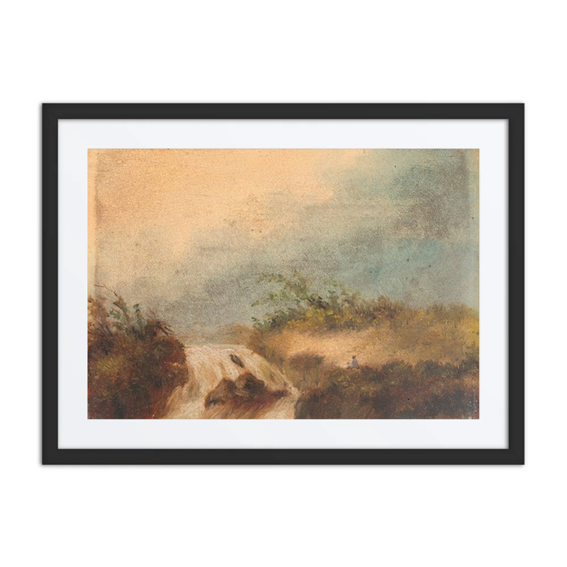 Landschap Met Waterval