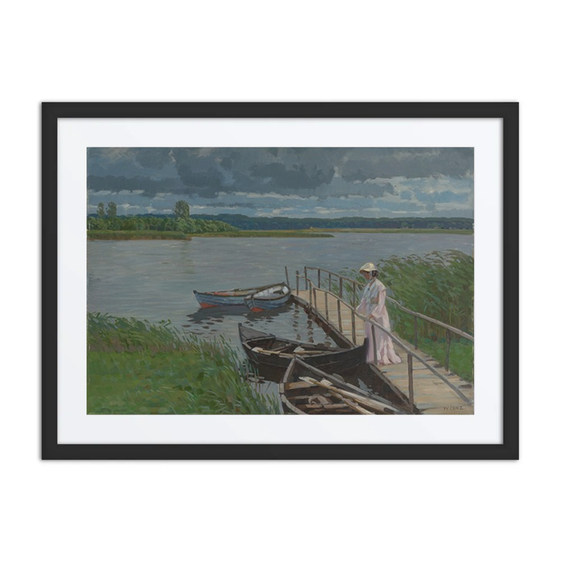 Landungssteg Am Kölpinsee Auf Usedom