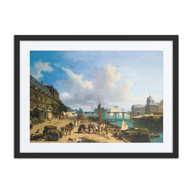 L’Arrivée des Balles de Coton au Port Saint Nicolas, Paris