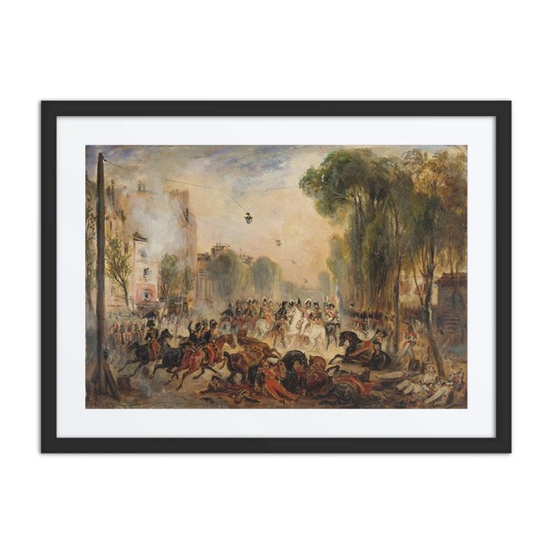 L’Attentat de Fieschi, Boulevard du Temple, 28 Juillet 1835
