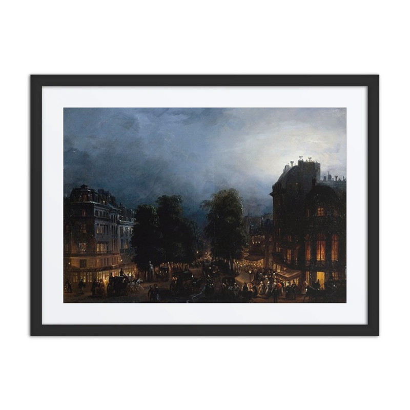 Le Boulevard des Italiens de Nuit